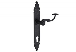 Klamka bramowa ozdobna B-Harko 90 WB, trzpień 8 mm, czarna