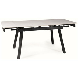 Stół Rozkładany John z marmurowym blatem 120 -180 cm