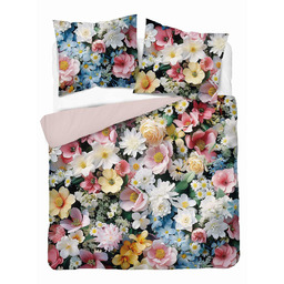 Detexpol Pościel z mikrofibry 3D 220x200 kolorowa kwiaty 5313 A mikro 28
