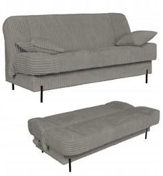 Kanapa sofa Sara rozkładana wersalka do spania Rene Family meble szara