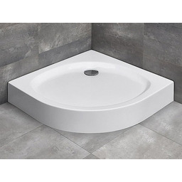 Radaway Brodzik półokrągły Patmos A Compact 90x90 ze zintegrowaną obudową 4S99155-05