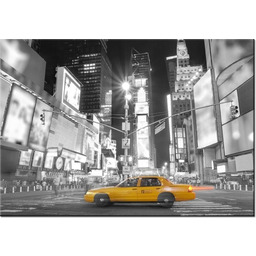 100 70cm Obraz płótno Taxi in New York ściana płótno rama