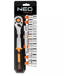 Zestaw kluczy nasadowych NEO TOOLS 10-030 1/2 cala (12 elementów) Zyskaj