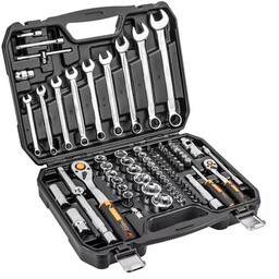 Zestaw kluczy nasadowych NEO TOOLS 10-058 1/2, 1/4 cala (82 elementy) Zyskaj