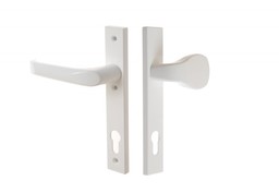 Pochwyt-klamka drzwiowa FAM 13943 92/204/32 biała lewa (3 śruby)