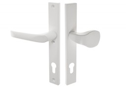 Pochwyt-klamka drzwiowa FAM 13953 92/240/32 biała lewa (3 śruby)