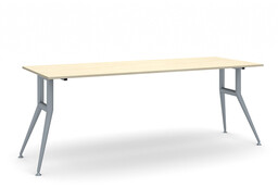 Stół konferencyjny do biura WIDE, 200x80 cm, brzoza