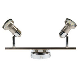 Listwa ARKON 2x50W GU10 satyna nikiel chrom bez żarówek CANDELLUX