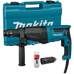 Makita Młotowiertarka wiertarka Sds+ 3,0J 800W HR2670FT dodatkowy uchwyt
