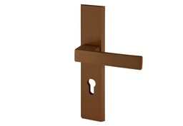 Klamka AXA Haga ++ 72 WB, kolor F4 - stare złoto (grubość drzwi 74-83 mm)