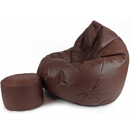 Pufa Fotel F3 130/100 Brąz sako pufy piłka