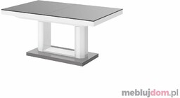 Ławostół QUADRO LUX Hubertus Wysoki połysk, Szaro - Biały, 75x120-170