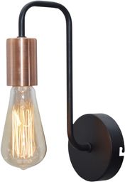 Candellux HERPE 21-66855 kinkiet lampa ścienna czarna 1X60W E27