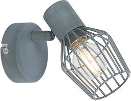 Candellux VIKING 91-68002 kinkiet lampa ścienna szary regulacja klosza 1X40W E14 7,5cm
