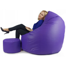 Pufa Fotel F3 130/100 Fiolet pufy piłka