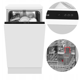 Zmywarka do zabudowy Amica DIM41 45 cm 9 kompletów SteamPower Led biała