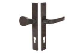 Pochwyt-klamka drzwiowa FAM 14849 90/240/32 brąz prawa (3 śruby)