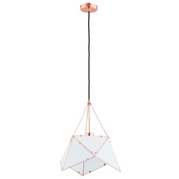 Lampa sufitowa ROMBUS MIEDŹ 38cm