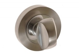 Szyld drzwiowy WC nikiel/chrom (KORA, OLIVIA)