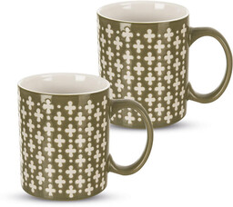 Orion Zestaw kubków ceramicznych KRZYŻE 350 ml 2 szt.