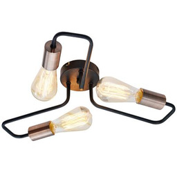 Lampa HERPE AMPLA 3x60W E27 czarny CANDELLUX