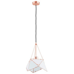 Lampa sufitowa ROMBUS MIEDŹ 30cm