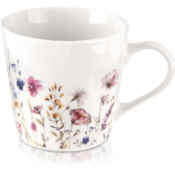 Kubek porcelanowy kwiaty 430 ml