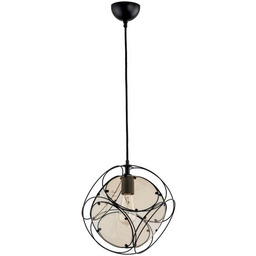 Lampa sufitowa kostka INSIDE BLACK 33cm