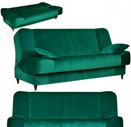 Wersalka kanapa sofa tapczan rozkładana Sara Family meble zielona