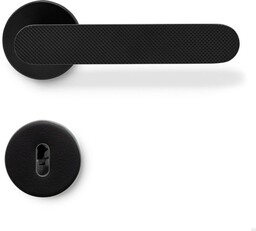 Klamka do drzwi Vibe Grip Aluminiowa Czarna Matowa Standard skandynawski