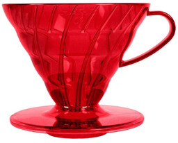 Plastikowy Drip Hario V60-02 Desert Red - Czerwony