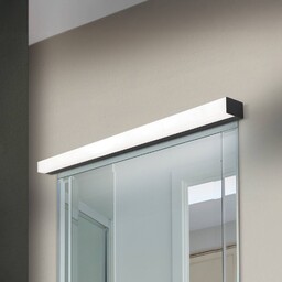 ORION Kinkiet Horizon, czarny, łazienka, aluminium