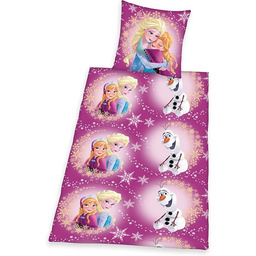 Herding pościel, różowa, 135 x 200 cm