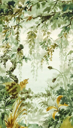 Fototapeta mural roślinny Grandeco Orom 2 A52201 159x280 cm