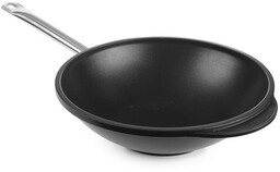 Hendi Patelnia Wok z odlewu aluminium Titanium Professional Ø 320 mm I Hendi