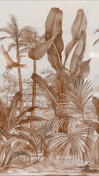 Fototapeta mural tropikalny Grandeco Orom 2 A53501 159x280 cm