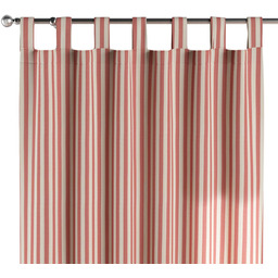 Zasłona na szelkach 1 szt., czerwono-białe pasy (1,5cm), Quadro