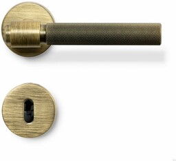 Klamka do drzwi Helix 200 Metalowa Antyczny brąz Zamek modułowy