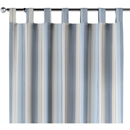 Zasłona na szelkach 1 szt., niebieskie pasy, Vibes