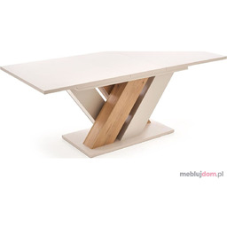 Stół BRANDON Halmar 90x160-200, Dab cremona + kaszmir
