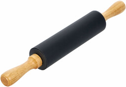 Silikonowy wałek do ciasta Pallud 40 cm, czarny