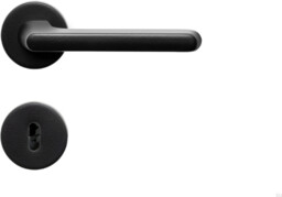 Klamka do drzwi Tavira 30 Czarna Zamek modułowy