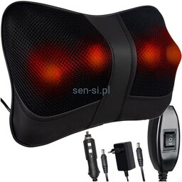 Poduszka masująca z funkcją grzania