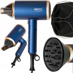 Suszarka Do Włosów Z Jonizacją Zimny Nawiew Dyfuzor Koncentrator Mocna Etui