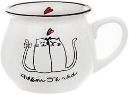 Kubek ceramiczny koty 300 ml