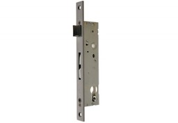 Zamek zapadkowo-zasuwkowy ROMB KP-35 92/35 (041-009/K80010119) czoło P INOX 3x24 mm uniwersalny, rygiel opadający