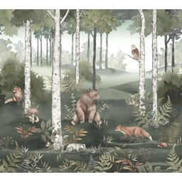 Fototapeta dziecięca Newbie 6943 Wild Forest Mural