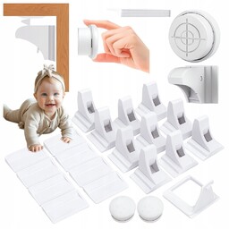 BLOKADA MAGNETYCZNA ZABEZPIECZENIE DO SZAFEK MEBLI DRZWI SZUFLAD BLOKADY