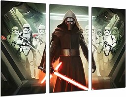 Obraz ścienny - Star Wars, Darth Vader, 97 x 62 cm, druk drewniany - format XXL - druk artystyczny, ref.26411
