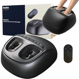 Boste Masażer do Stóp Nóg Grzanie Ugniatanie Rolowanie 3w1 3 Tryby Pilot
